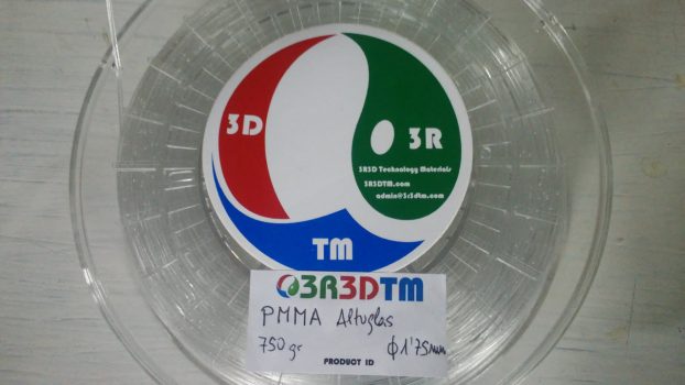 3R3DTM  PMMA Filament PMMA 1.75 mm