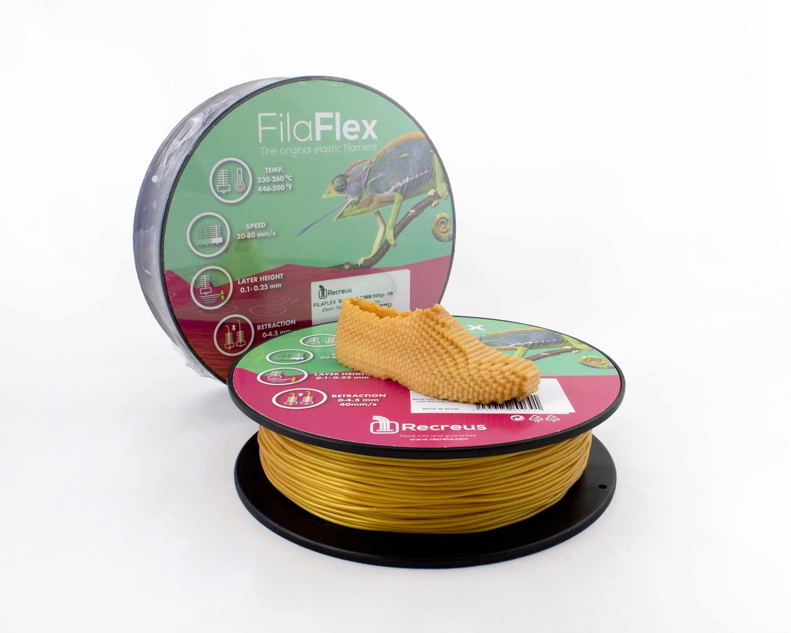 FilaFlex Gold  82A TPE Filament 1.75 mm 3kg