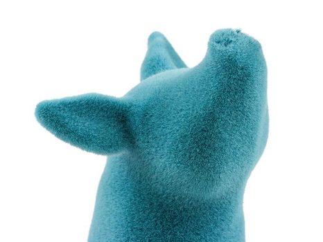 Polyamide Velvet Petrol Blue