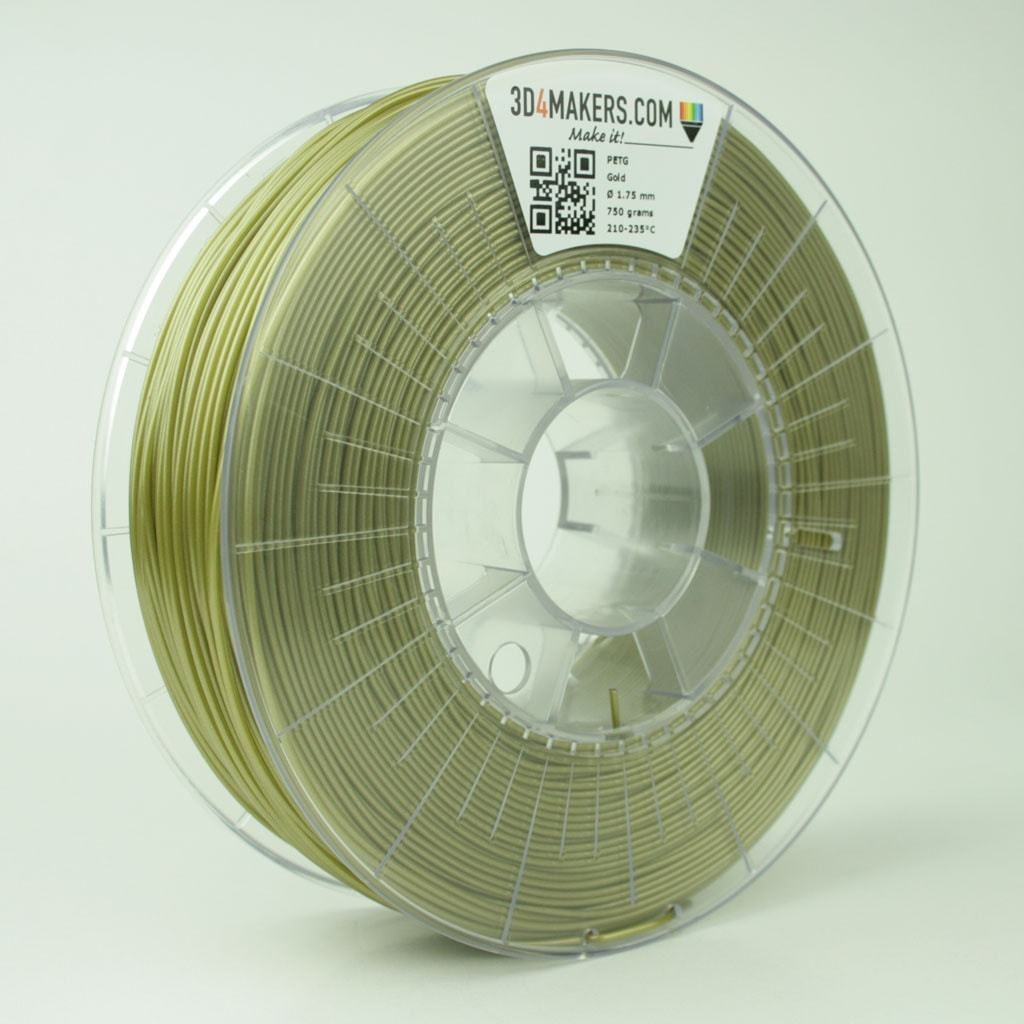 3D4Makers Gold PETG Filament 2.85 mm