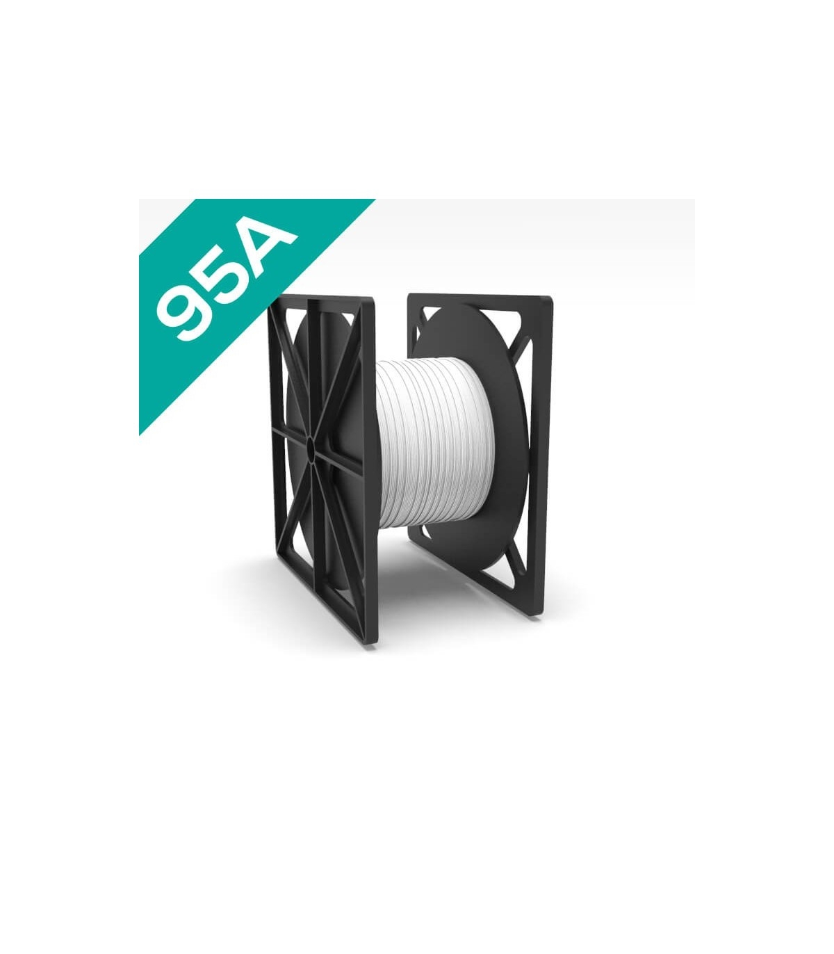 FilaFlex White 95A PLA Filament 1.75 mm 3kg