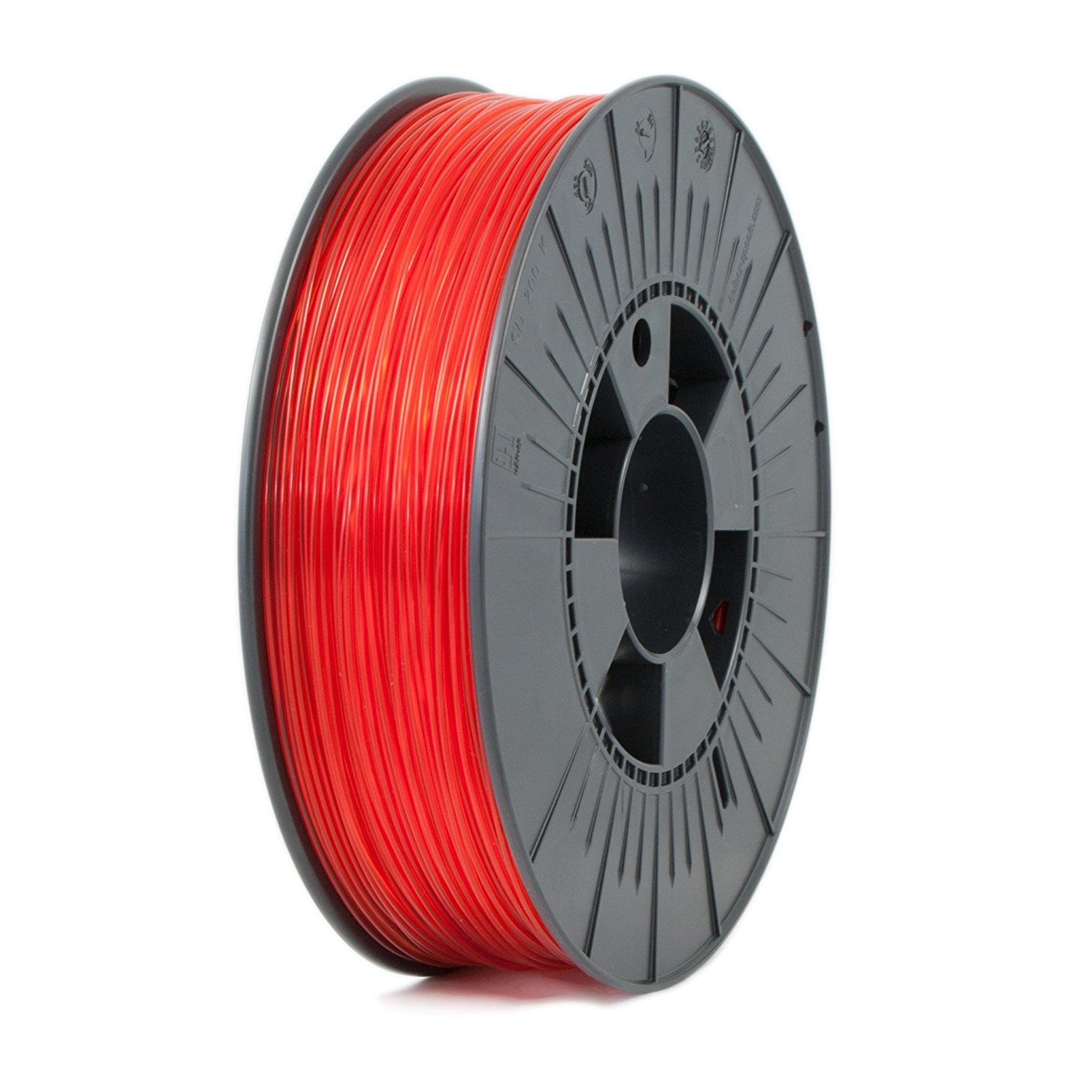 Ice Filaments  ABS+ Transparent Romantic Red ABS 1.75 mm