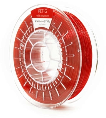 AprintaPro PrintaMent Red Transparent PETG 1.75 mm