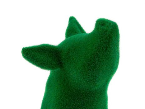 Polyamide Velvet Green