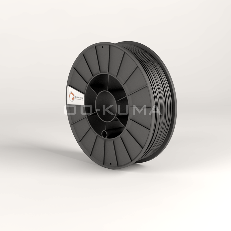 Oo-kuma Performance  Pure Black ABS 1.75 mm pig spool