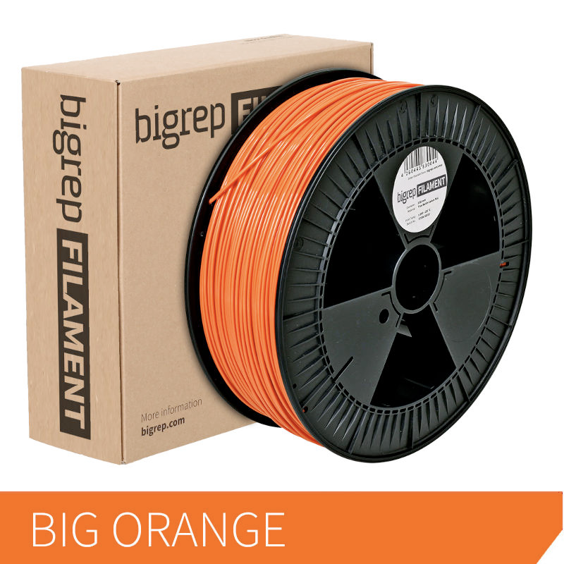 Bigrep Orange PLA Filament 2.85 mm