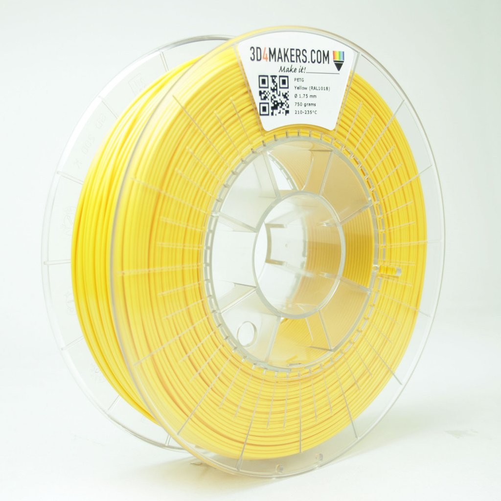 3D4Makers Yellow PETG Filament 2.85 mm
