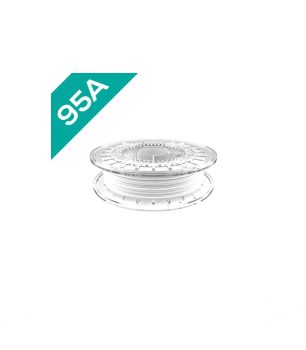 FilaFlex White 95A PLA Filament 2.85 mm 0.5kg