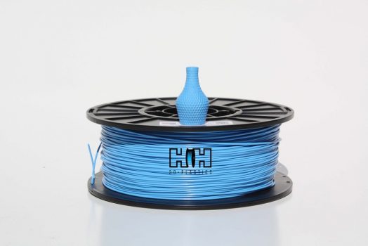 H and H 3d Plastics  Light Blue PLA 1.75 mm