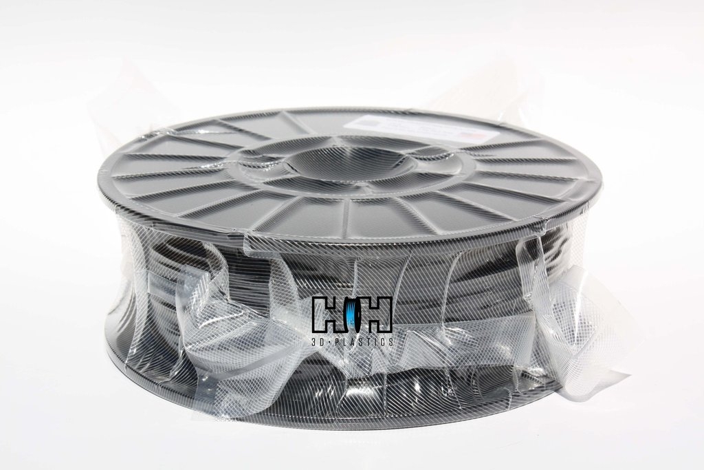 H and H 3d Plastics  Black PLA 1.75 mm