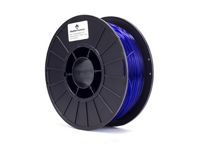MatterHackers  PRO Series  Blue Translucent  PLA 1.75 mm