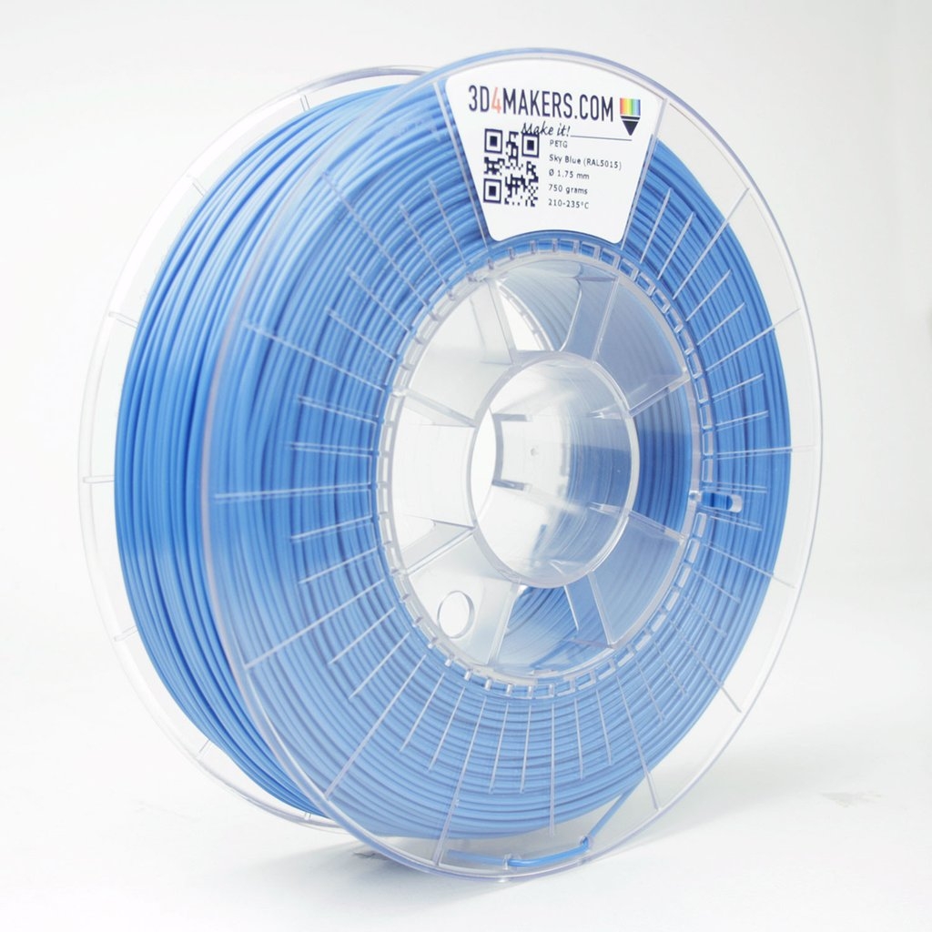 3D4Makers Sky Blue PETG Filament 2.85 mm