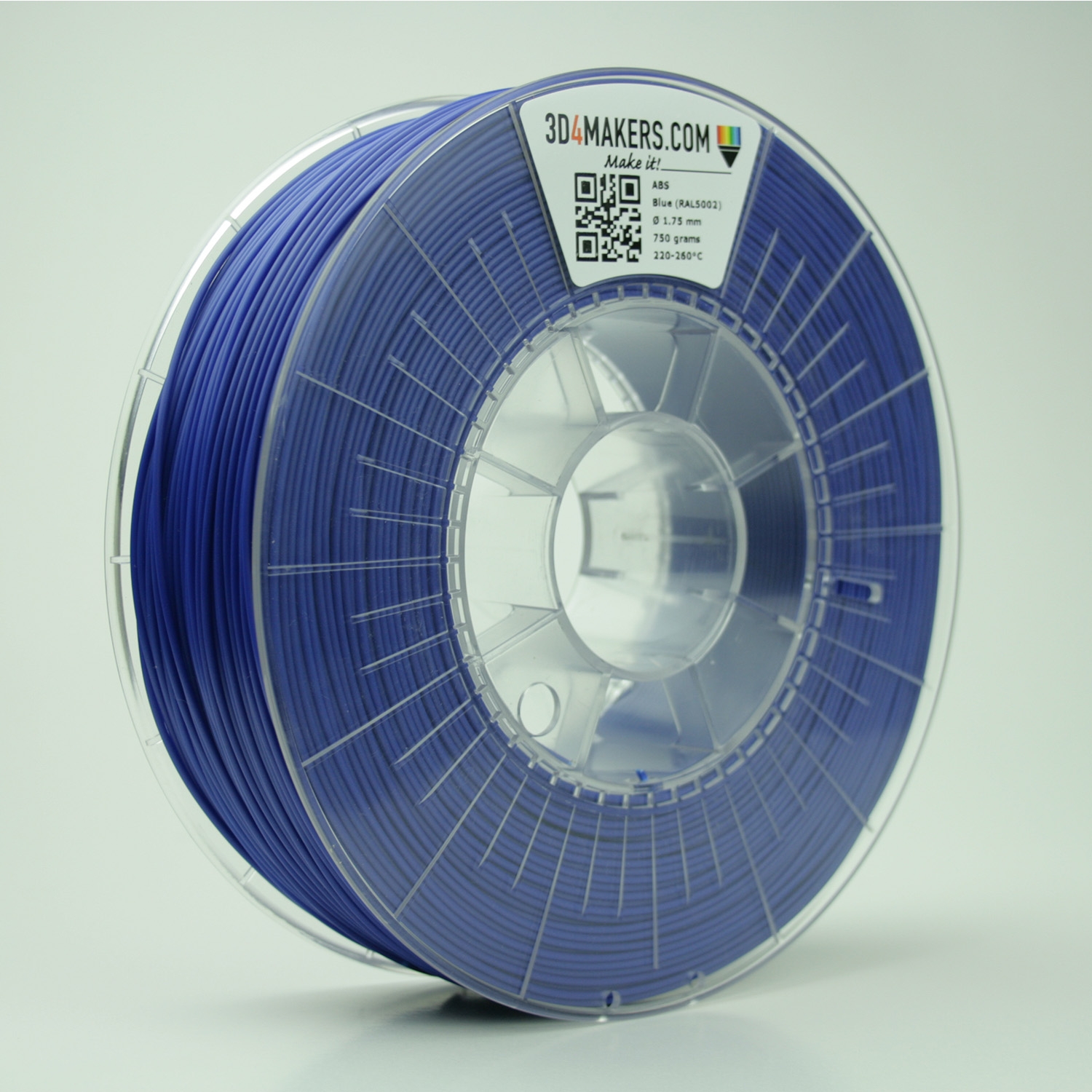 3D4Makers Blue ABS Filament 1.75 mm