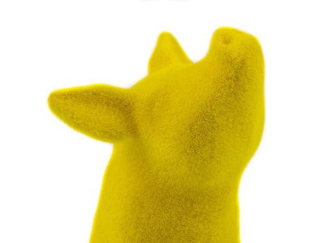 Polyamide Velvet Yellow